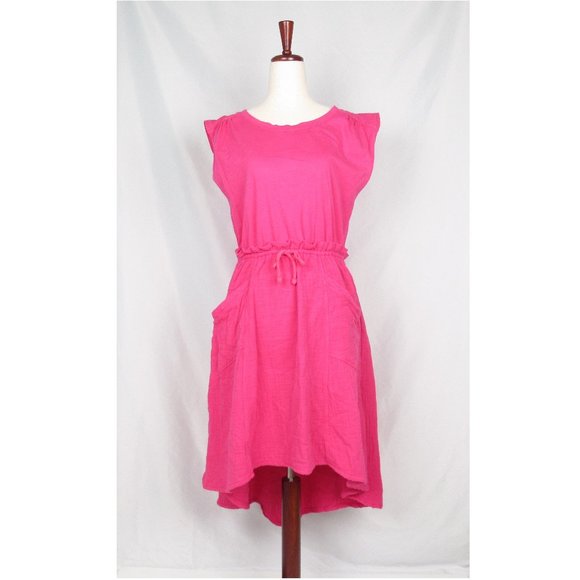 Like New 🌸 Daily Practice Anthropologie Everyday Tee Dress Raspberry Rose SP - Picture 3 of 10